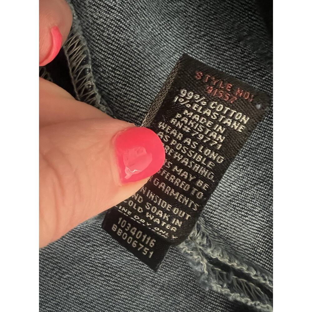 JORDAN CRAIG Men's Legacy Edition Deconstructed Distressed Denim Jacket Sz XL - Picture 14 of 16